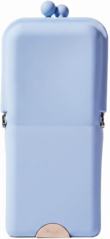 APT 1101 Necessaire organizadora para pincéis de maquiagem com base de sucção, Cloud Blue