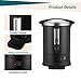120 Cup Stainless Steel Coffee Urn, 18 L Double Wall Coffee Dispenser, Commercial Grade Hot Beverage Dispenser, Fast Brewing, Perfect for Buffet Party Catering Wedding, Easy Cleaning
