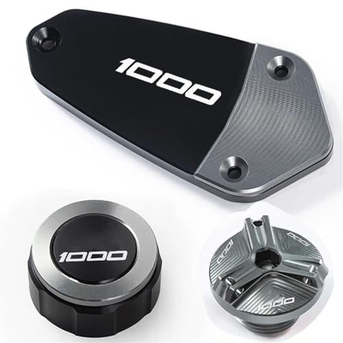 Tapa de líquido de frenos verde para protección de depósito en moto Kawasaki Z1000 4