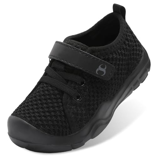 Scurtain Toddler Shoes Kids Girls Boys Tennis Shoes Breathable Slip on Toddler Sneakers Kids Sneakers