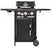 Produktbild Outdoorchef HAMILTON 3G + schwarz BBQ Gasgrill Grillstation, 3 Brenner mit Seitenbrenner, 18.131.25