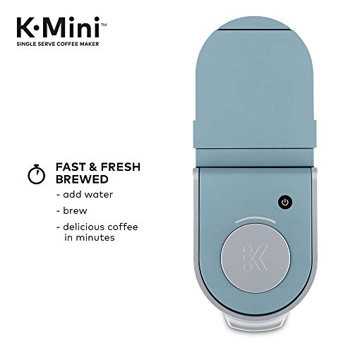 Keurig K-Mini Coffee Maker, Single Serve K-Cup Pod Coffee Brewer, 6 to 12 Oz. Brew Sizes, Dreamy Blue