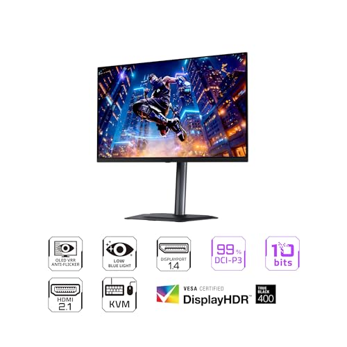 Image of GIGABYTE MO27Q3 27 inch OLED QHD 360Hz AMD Freesync Premium Pro Gaming Monitor