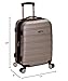 Rockland Melbourne Hardside Expandable Spinner Wheel Luggage, Silver, Carry-On 20-Inch