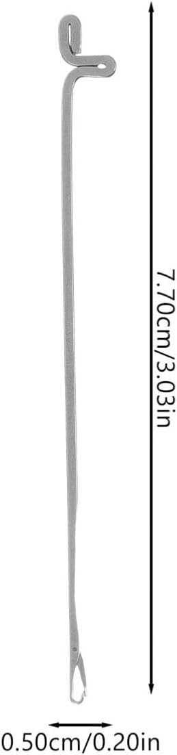 EXCEART 10pcs Metal Beading Needles for Jewelry Making Hook for Precise Threading Material for Bracelet Beading and Craft Projects