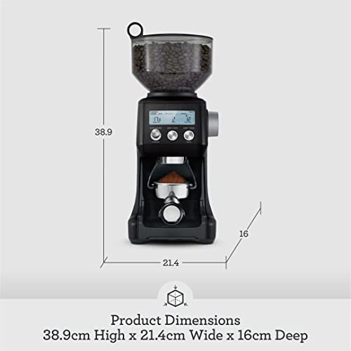 Breville The Smart Grinder™ Pro Coffee Grinder, BCG820BTR, Black Truffle by Breville - Image 6