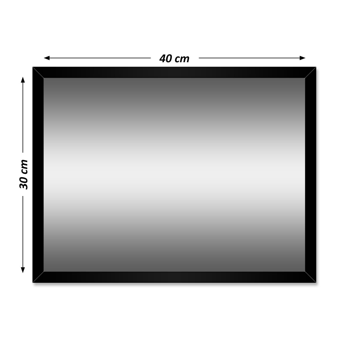 Poster in cornice bianca Wall Art Decor 40x30cm Inghilterra Londra Underground No. H1137M_RAPL1A