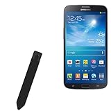 BoxWave Stylus Pouch Compatible with Samsung Galaxy Mega 5.8 I9150 - Stylus PortaPouch, Pen Stylii Holder Carrier Portable Self-Adhesive - Jet Black