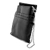 nean Kelner-taxi-geldbeurs met holstersteekzakje en ketting, zwart, Uniseks, Klassiek