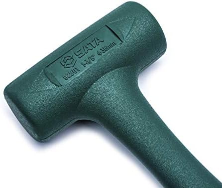 SATA ST92901SC 260mm Dead Blow Hammer with 35mm/400g Head, with a Soft Impact-Absorbing Rubber Head