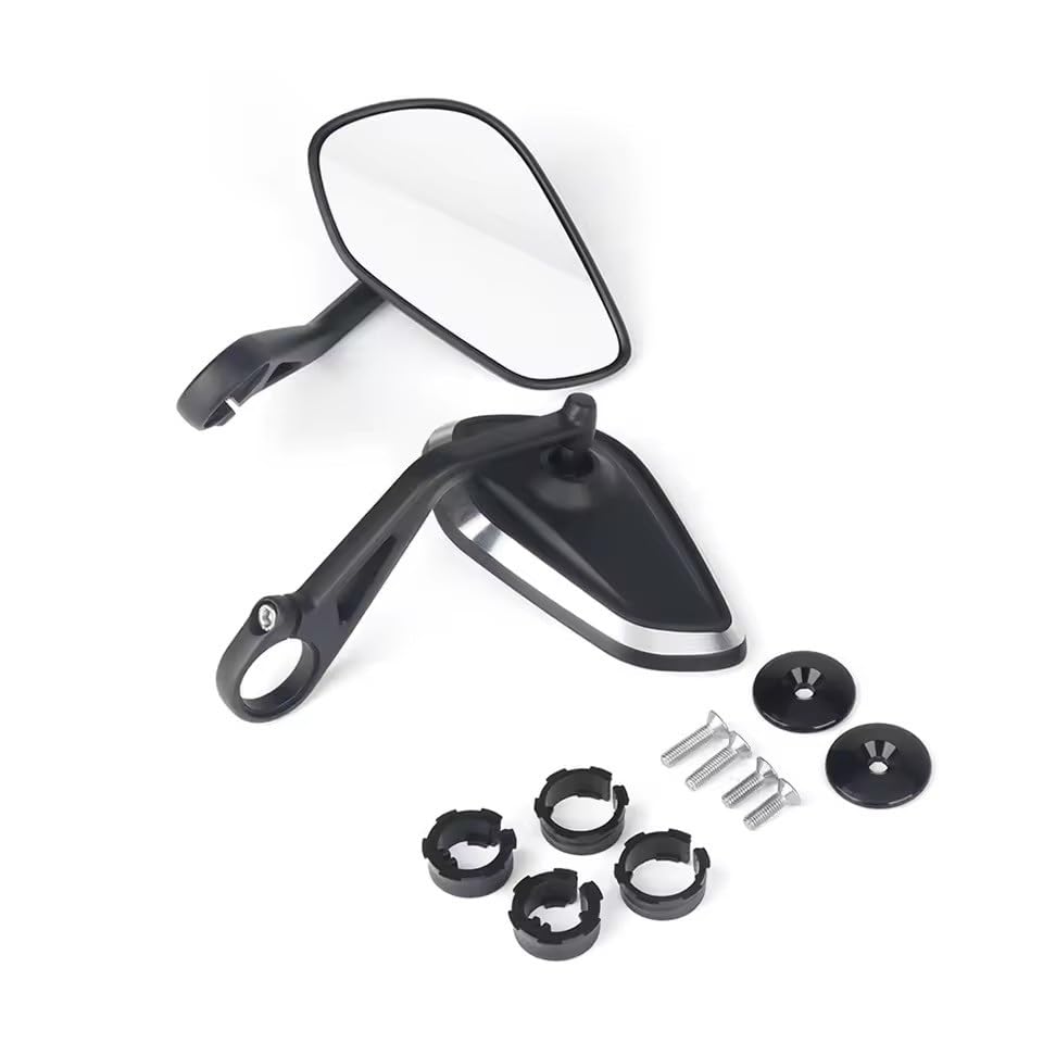Retrovisores Moto CNC en forma de diamante para manillar de Trident 660 y Bobber