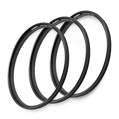 KANI 67mm �t�B���^�[�N�C�b�N�����[�X Quick ring 3�Z�b�g �E���h�~�t�b�N�Ȃ� �������� �˂����ݕs�v �t�B���^�[�A�N�Z�T�� �A���~�� 809698