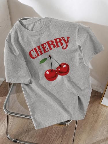 Image of Jawdrobe Cotton Blend Oversized Fit Half Sleeve Printed Round Neck T-Shirt for Women