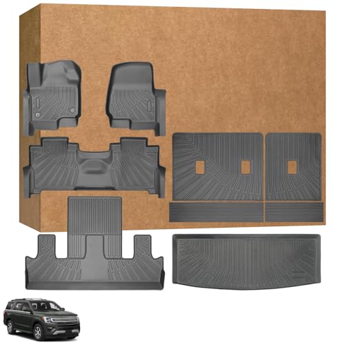 Floor Mats for Ford Expedition 2018 2019 2020-2024, ONLY Fit 7 Seats by JAOGAUS - Used condition - US$90.97
