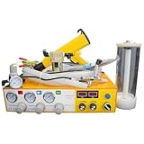 Hrxllb Verbesserte elektrostatische Pulverbeschichtungssets, tragbare Farbspritzpistole mit Doppeldisplay, Einstellbarer Leistung, manuelles Pulversprühgerät für Kfz-, Schiffs- und Heimwerkerprojekte