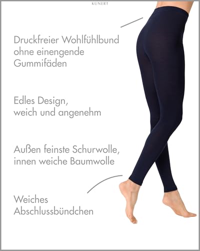 Leggings Kunert de lana mujer mallas algodón invierno ropa térmica 2