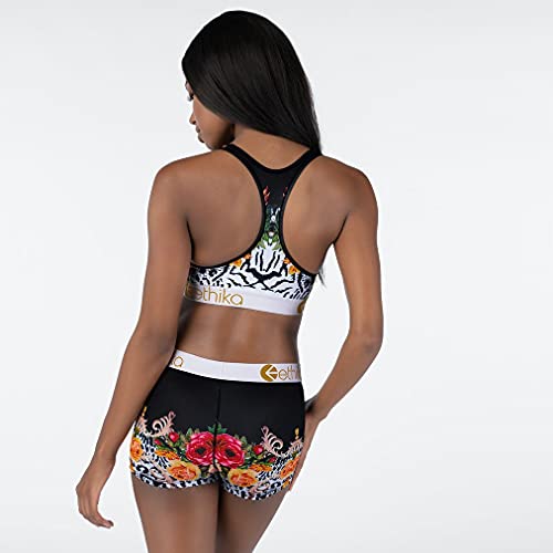 Ethika Womens – The Sports Bra - Floral Jungle (X-Small) Multicolor #TOP2