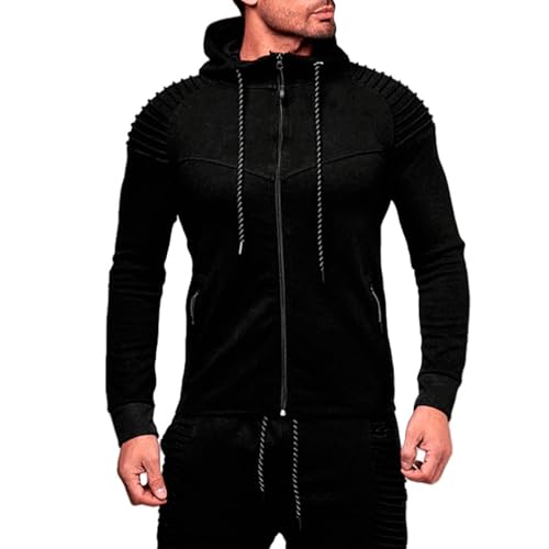 Thatrich Mens Athletic Jackets Lightweight Zipper Pockets with Pockets Workout Jogging Casual Sweatshirts Fashion Streetwear