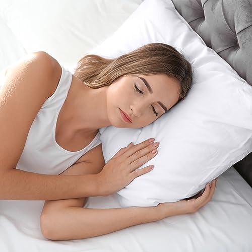 Utopia Bedding Poduszka Wypełnienie 50 x 70 cm (Zestaw 2), Wkładki do Poduszek, Wypełniacz do Poduszek z Włókna Hollowfibre (Biały)