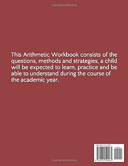 Arithmetic Workbook for Year 2