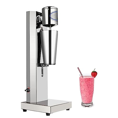 Máquina de Leche láctea, máquina para Hacer Batidos de Leche, batidora eléctrica de Bebidas de Acero Inoxidable, licuadora Comercial para Helados, batidora de 750ML