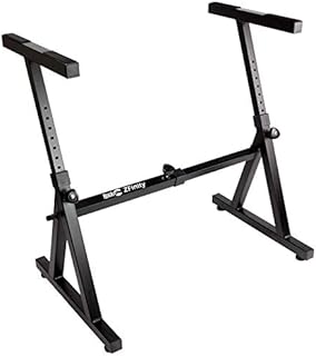 RockJam Z-Frame Heavy Duty Keyboard Stand for Digital Pianos and Keyboard Pianos