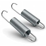 remolean 2 Pack 3-5/8 Inch Recliner Springs, Long Neck Hook Tension Replacement Spring (Hook to Hook), Fit for Lazy Boy, Lane, Berkline, Compatible with SPRG013 SMMt1A1x01