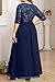 Talisea Mother of the Bride Dress Plus Size Navy Blue Bridesmaid Wedding Guest Chiffon Formal Prom Long Dress for Women 2025