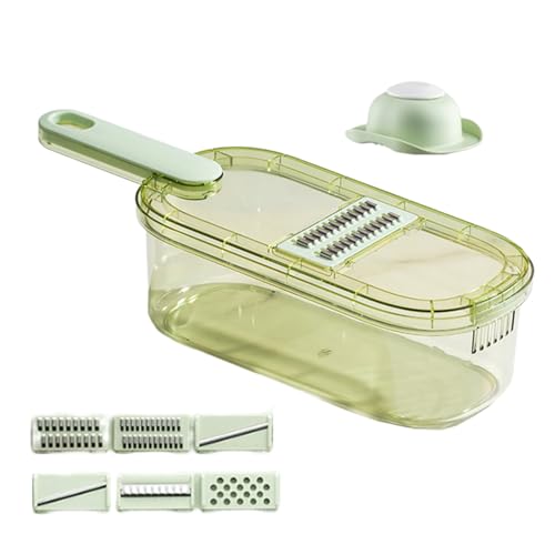 Affettaverdure - Affetta Cetrioli - Spiralizzatore Multifunzionale Regolabile Per Insalate Campeggio Dormitorio Barbecue