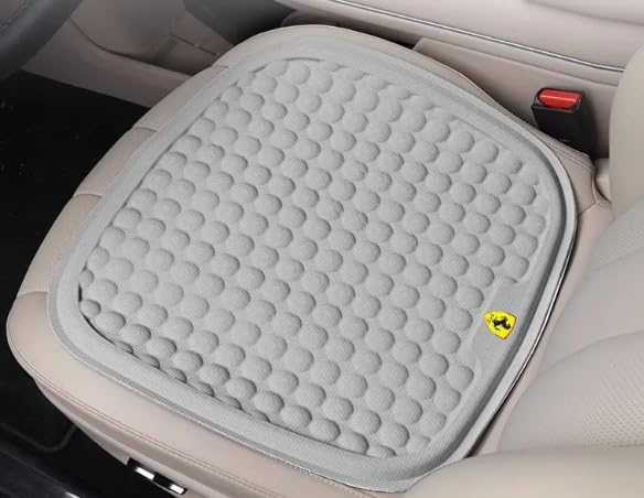 YLINNB Cuscino Sedile Auto per Ferrari 12Cilindri / 296 / SF90 /F80 /Roma/Purosangue/ F244, Cuscino Sedile Conducente Comodo Antiscivolo Cuscino Seggiolino Auto Accessori Decorativi