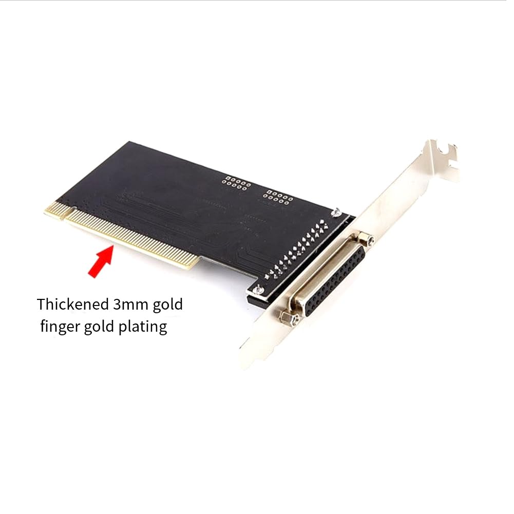 PCI-Zu-DB25-Parallelport-Erweiterungskarte, PCI-Parallelport-Konverteradapter-Controller für Desktop-PC-Drucker
