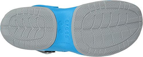 Image of Crocs Men's Swiftwater Deck Clog M Mule, Ocean /Light Grey, 9 M US