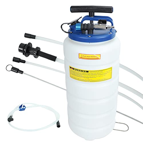 Easyberg Pneumatic/Manual 15L Oil Extractor Oil Changer Vacuum Fluid Petrol Fuel Extractor Automotive Oil Extractor Pump Manual Fluid Extractor Pump Tank Remover #TOP18