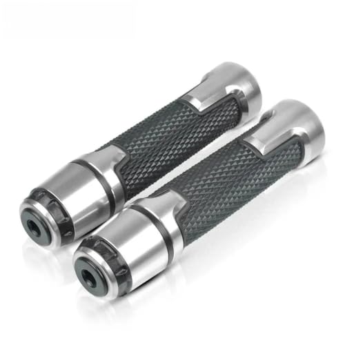 Poignées guidon moto antivibration en caoutchouc alu pour Kawasaki ZZR 600 90-06