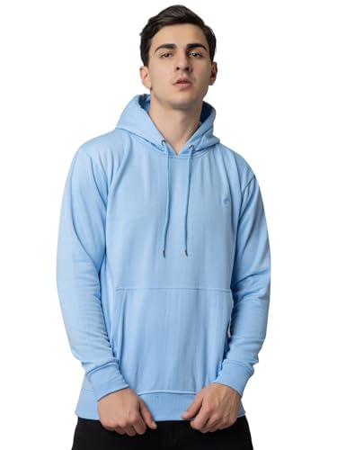 Image of EKOM Hoodies Sweatshirt for Men | Fleece Mens Hooded Sweatshirt | Casual, Lightweight, Fashionable, Trendy, Solid Men's Winter Hoodie