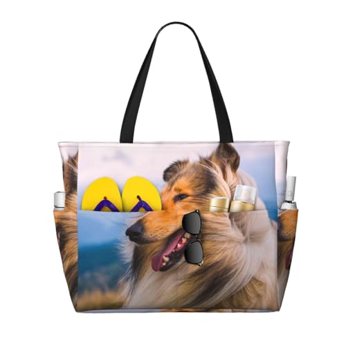 Sac fourre-tout colley rugueux fini le manque de place à la plage