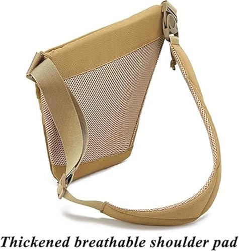 Powios Crossbody Bag, Large Capacity Multifunctional Outdoor Chest Bag, Adjustable Strap for Cycling Camping (1pcs-C)3