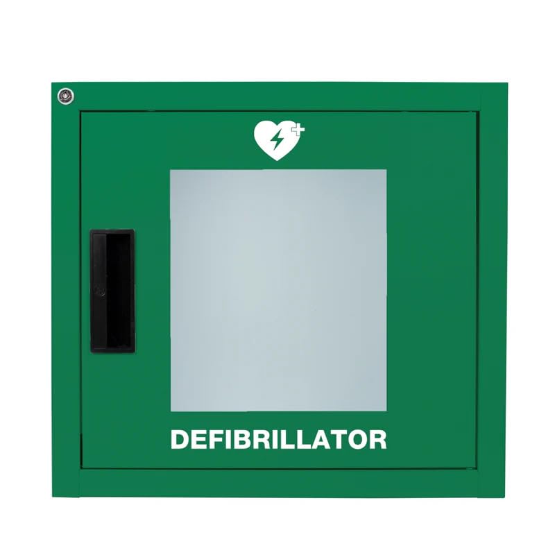 MedX5 Teca per Defibrillatore, Armadietto per Defibrillatori, Uso Interno senza Allarme, Adatto a tutti i Defibrillatori, Made in Italy