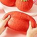 Giant Strawberry Squishy Jumbo, Squeezy Strawberry Stress Ball, Jumbo Squishy Strawberry Fidget Adults, Squishy Toys Large Strawberry, Party Favor Slow Rise Pressure Release Toy (3.14 x 1.96 in)