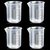 50 Stück 30 Ml Messbecher Aus Kunststoff – Transparent, Abgestuft, Für Labor, Küche & DIY, Wiederverwendbar