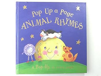 Hardcover Pop Up a Page Animal Rhymes Book