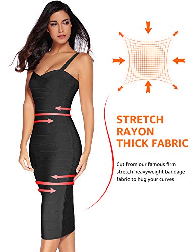 Midi Bodycon Bandage Dresses for Women Semi-Formal Cocktail Dresses Wedding Guest Dress3