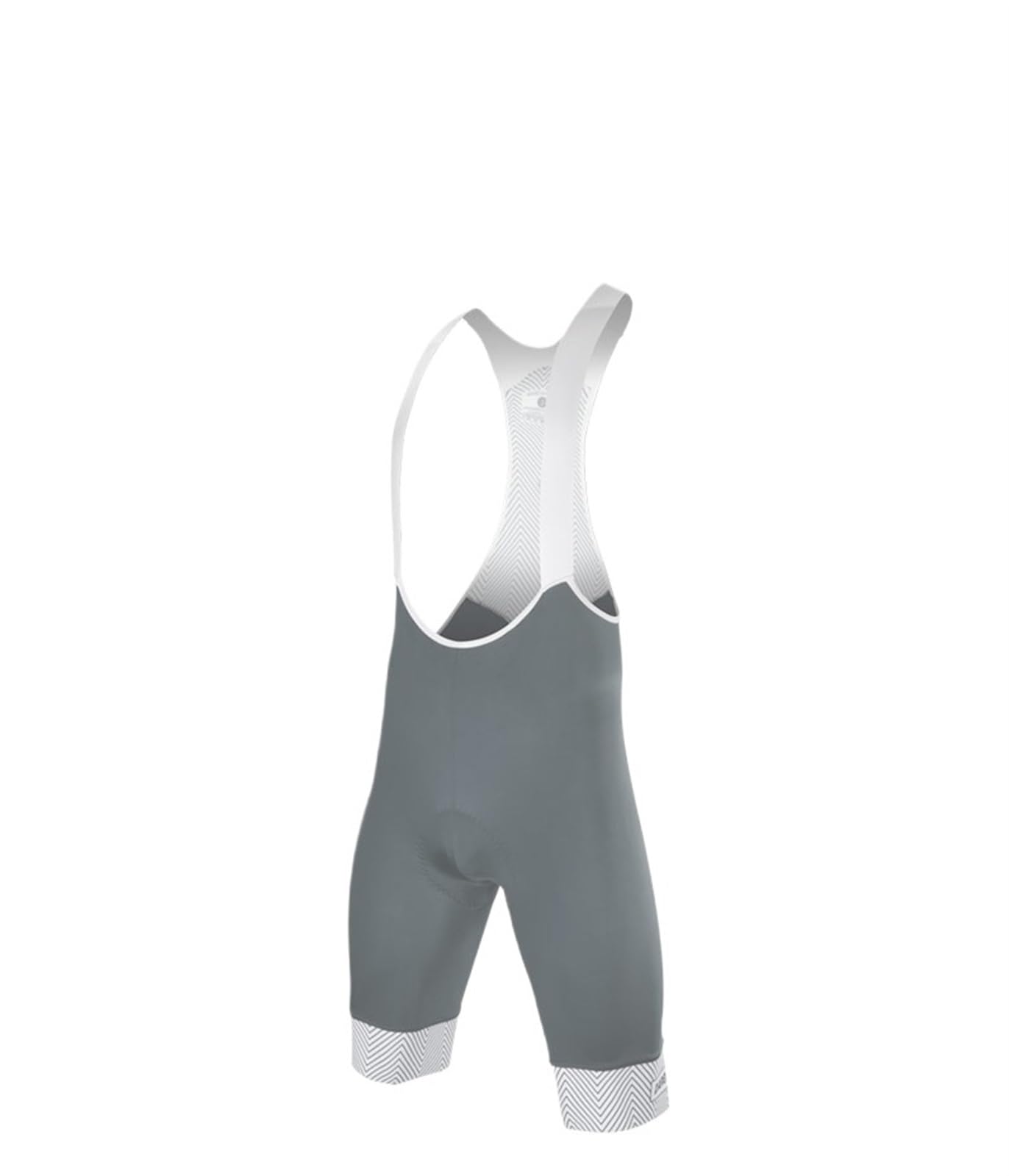 Culote Hombre Ciclismo Pantalones Cortos de Ciclismo for Hombre, Mallas Antideslizantes con Pinza Pierna 7cm, Tirantes Hombre(Grey,4XL)
