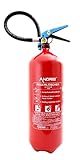 Feuerlöscher Schaum 6L Fettbrand mit Manometer Orig. ANDRIS® DIN EN3 mit Prüfnachweis, Halterung v. Fachhändler