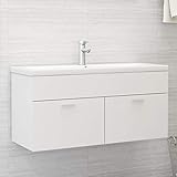 Con este armario para lavabo, puedes crear espacio adicional para tu baño con un aspecto llamativo y ordenado.