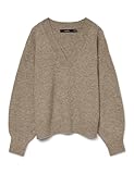 Vero Moda, Pull pour adulte, coupe normale, détail, col en V, manches longues