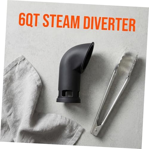 Diverter de vapor para olla a presión, 2 piezas silicona miniatura 3