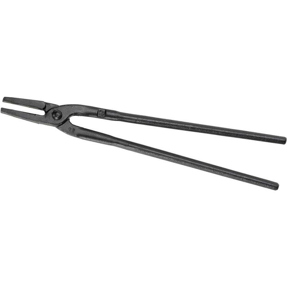 PICARD Tenazas de forja Nr. 47 300 mm | Tenaza de boca plana en acero C35 | Herramienta artesanal para forja | Para herrero | Agarre firme y preciso | Acero C35 robusto y duradero