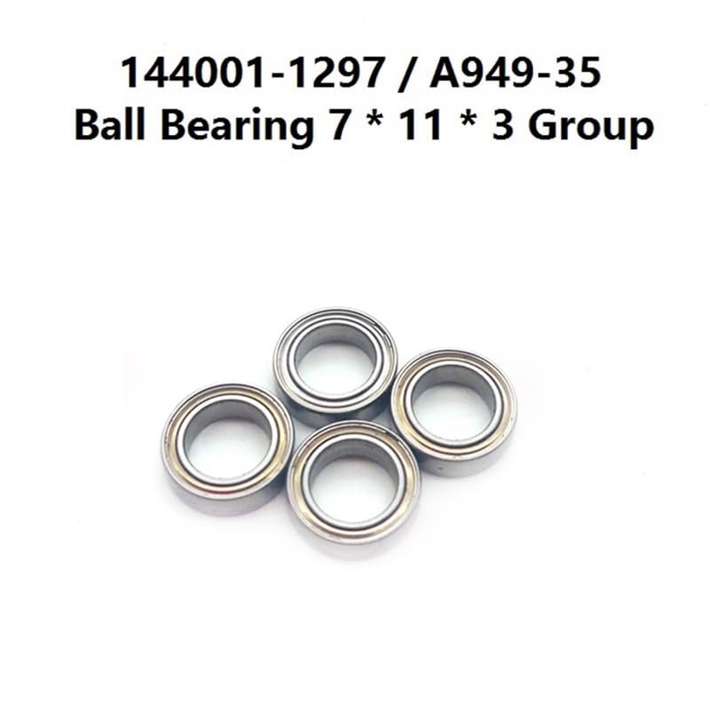 20Pcs Ball Bearing Set for Wltoys 144001 144002 124016 124017 124018 124019 RC Car Spare Parts Upgrade Accessories