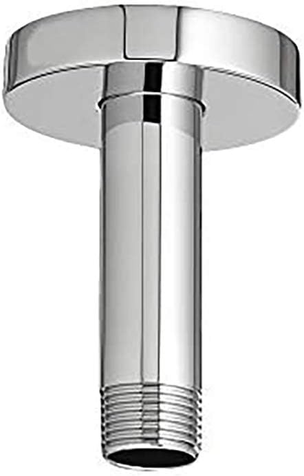 Ceiling Mount Shower Arm and Escutcheon with 1/2-Inch NPT Thread (3", Polished Chrome)